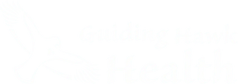 Guiding Hawk Health Reverse Logo
